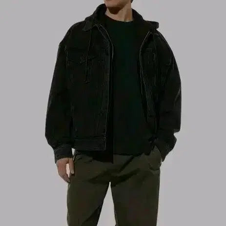 [BUNJANG] JUUN.J Black Denim Jacket Size 50 / JUUN.J 준지 블랙 데님 자켓 50사이즈