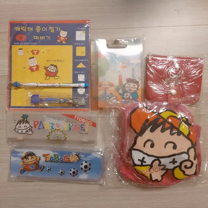 [BUNJANG] Vintage Stationery Bundle / 고전문구 떠버기 일괄 (종이접기, 수첩, 필통, 지갑, 여행파우치, 문구류 등)