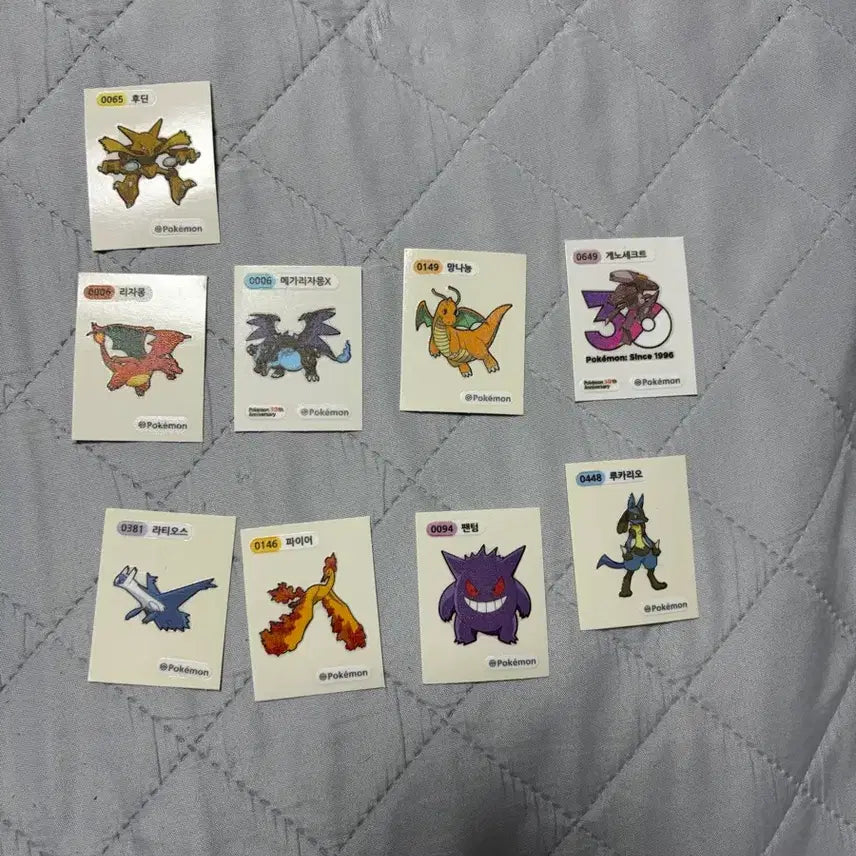 [BUNJANG] Pokemon Stickers / 포켓몬 띠부실