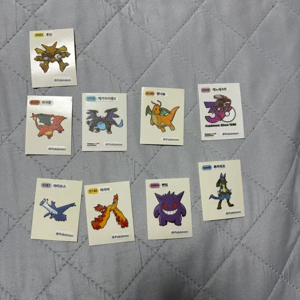 [BUNJANG] Pokemon Stickers / 포켓몬 띠부실