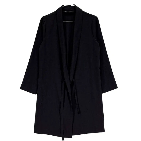 [BUNJANG] Zara Black Chic Trench Coat / 자라 XS/24 시크한 트렌치코트 상태좋음 블랙 64133