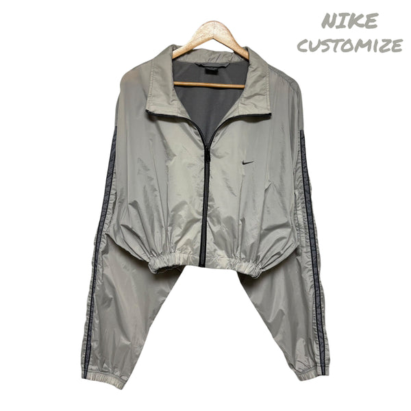 [BUNJANG] Nike Custom Crop Windbreaker Jacket / 4286 나이키 크롭 커스텀 바람막이 자켓