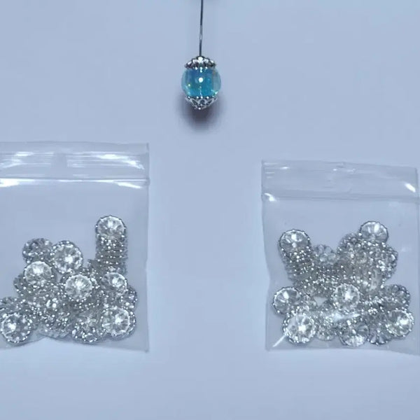 [BUNJANG] DIY Silver Seashell Bead Caps / DIY 실버 조개모양 비즈캡