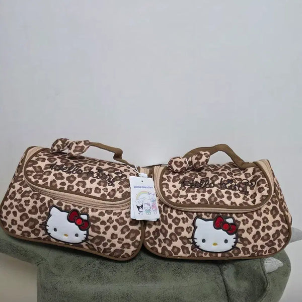 [BUNJANG] Hello Kitty Leopard Pouch / 헬로키티 레오파드 파우치