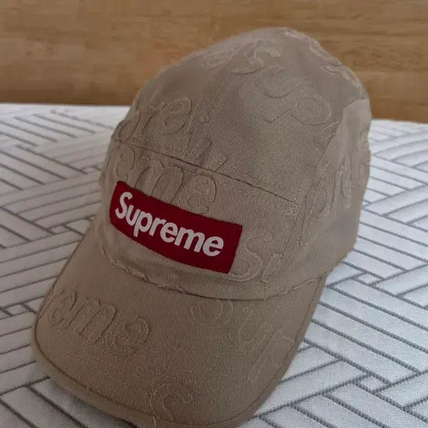 [BUNJANG] Supreme Raised Twill Camp Cap Tan / 슈프림 레이저드 트윌 캠프캡 탄