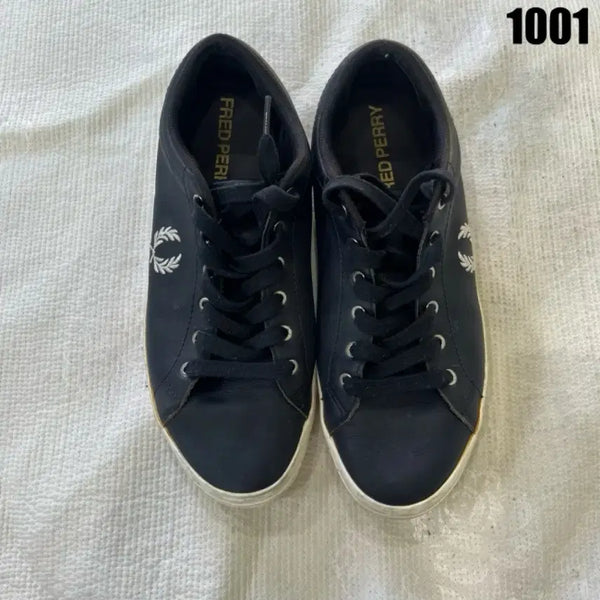 [BUNJANG] Fred Perry Black Sneakers Size 280 / 프레드페리 스니커즈 블랙280