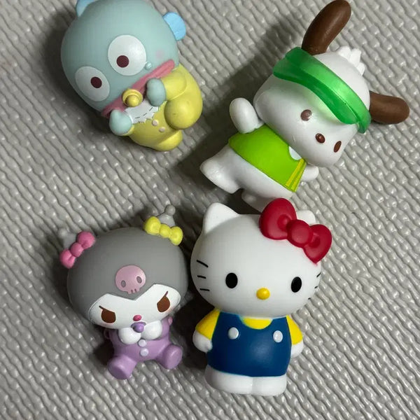 [BUNJANG] Sanrio Characters 4-Piece Figure Set / 산리오 캐릭터 피규어 4종 일괄