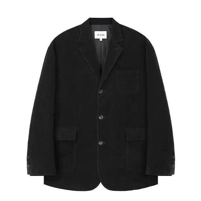 [BUNJANG] Artifacts Garment Washed 3-Button Corduroy Blazer / 아트이프액츠 가먼트 워시드 3버튼 코듀로이 블레이저