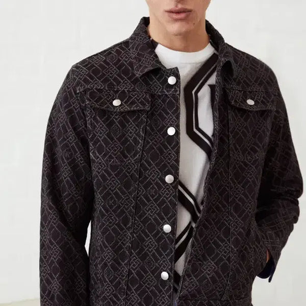 [BUNJANG] Koche Monogram Cotton Denim Jacket / Koche  Monogram cotton denim jacket