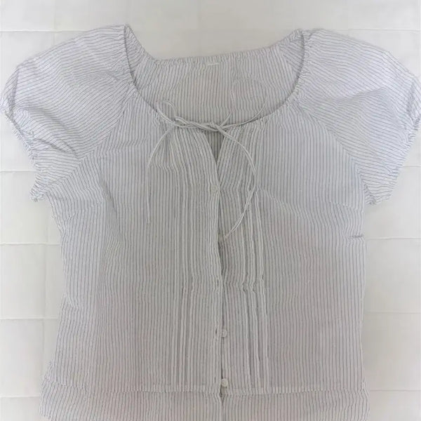 [BUNJANG] Uniqlo Striped Blouse / 유니클로 블라우스