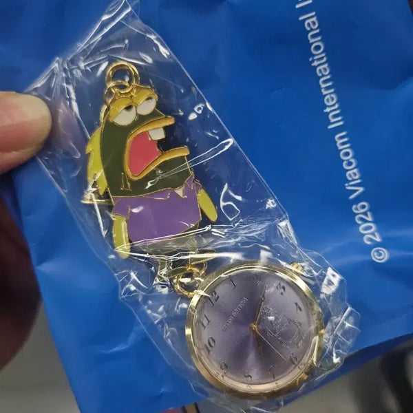 [BUNJANG] SpongeBob SquarePants Watch Keychain / 스폰지밥 시계 키링