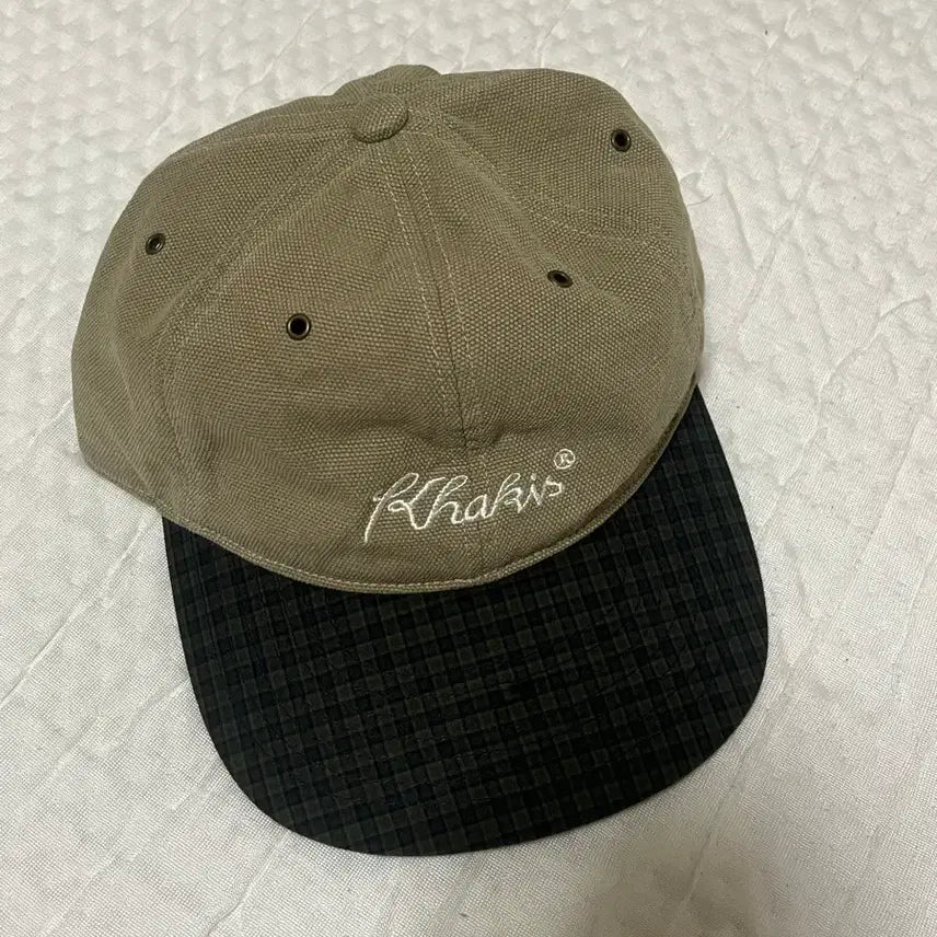 [BUNJANG] Khakis Checkered Baseball Cap / 카키스 체크 캡