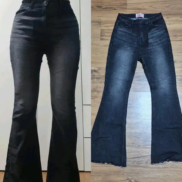 [BUNJANG] OOTJ Black Washed Bootcut Jeans / ootj 흑청 부츠컷