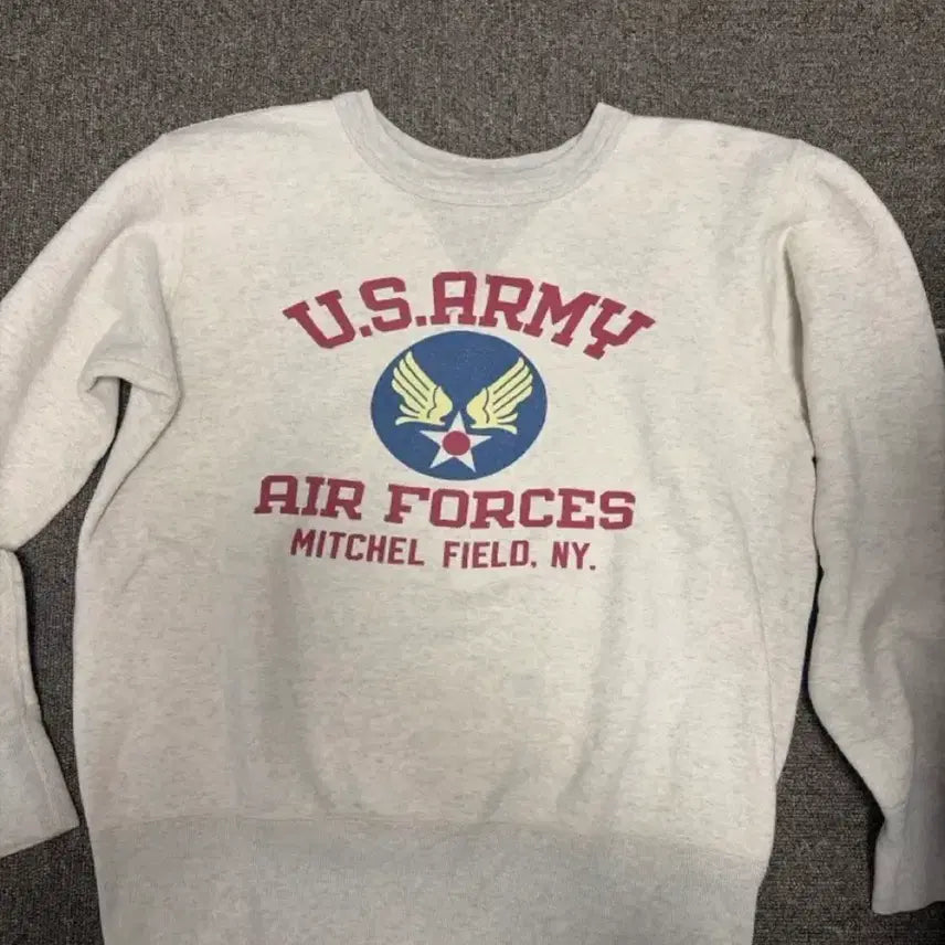 [BUNJANG] Buzz Rickson Sweatshirt U.S. ARMY AIR FORCES Print / 버즈릭슨 맨투맨 스웻 M