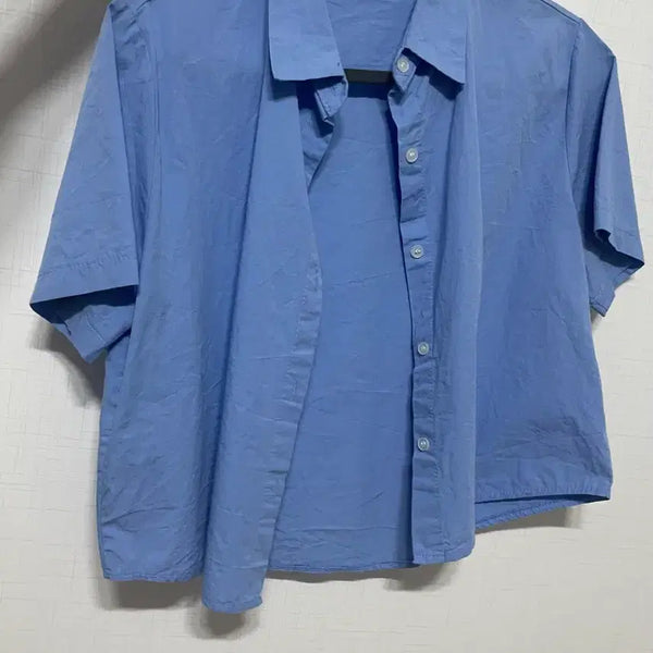 [BUNJANG] Cropped Shirt / 크롭셔츠