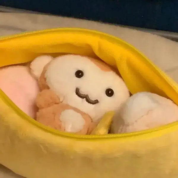 [BUNJANG] Banana Pouch Accessory / 바나나 인형 파우치 속성인형 소품