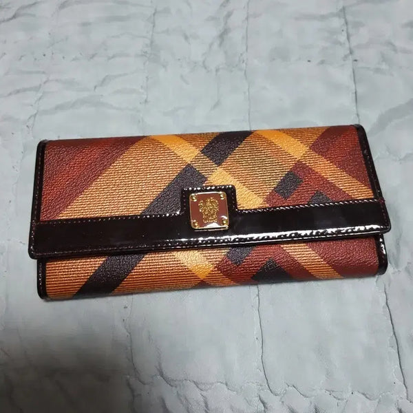 [BUNJANG] Daks Check Pattern Leather Wallet / 닥스지갑