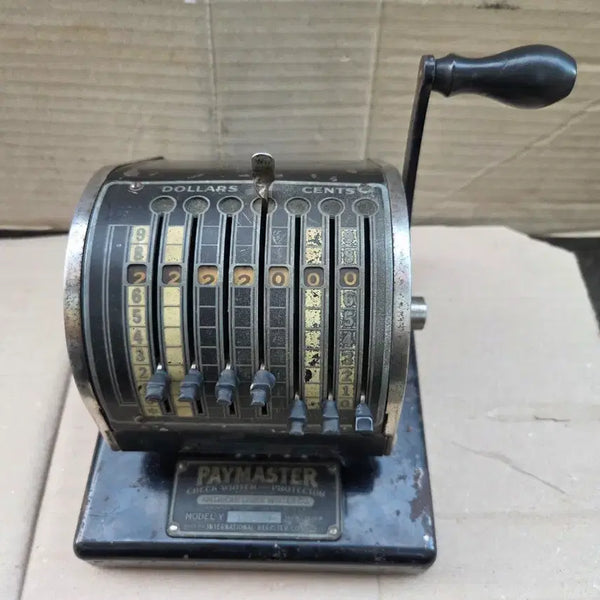 [BUNJANG] Vintage Check Printer / 옛날 오래된   수표  발행기
