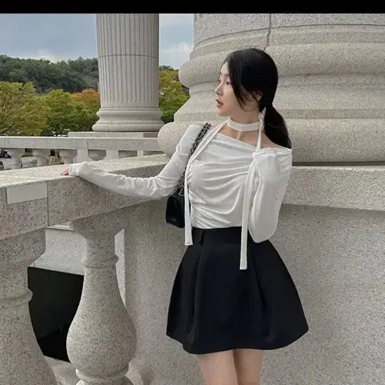 [BUNJANG] Ablley Skirt Black / 에이블리 스커트