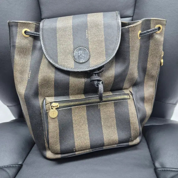 [BUNJANG] Fendi Bucket PVC Backpack Vintage / 펜디 버킷 PVC 백팩 빈티지