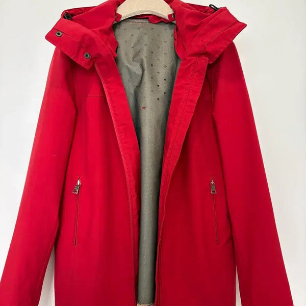 [BUNJANG] PRADA Gore-Tex Red Hooded Jacket / 정품) 프라다 고어텍스 레드 후드 재킷 40/55~66사이즈