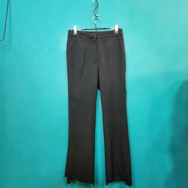 [BUNJANG] Side Slit Asymmetric Slacks / 옆트임 야성 슬랙스팬츠 정장바지
