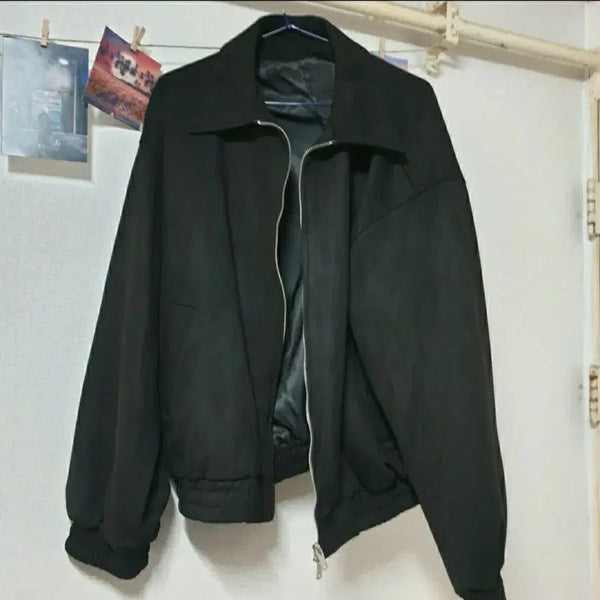 [BUNJANG] Standard Error Suede Blouson L / 스탠다드에러 스웨이드 블루종 L