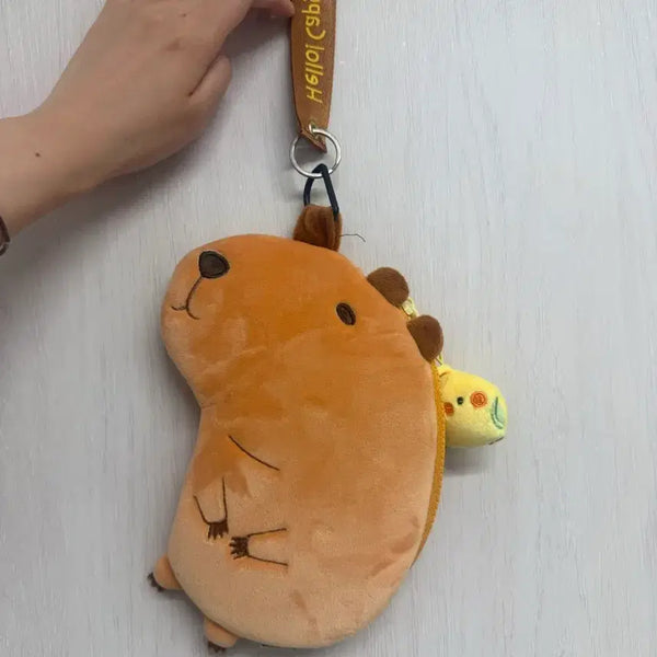 [BUNJANG] Everland Capybara Wallet Keychain / 에버랜드 카피바라 지갑 키링