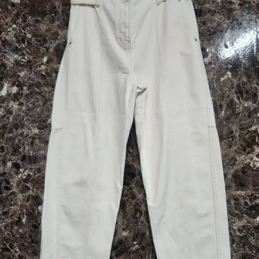 [BUNJANG] System Peg-Leg Jeans Light Beige Size 55 / 시스템 페그레그진 55