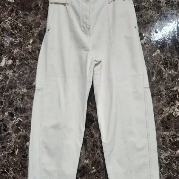 [BUNJANG] System Peg-Leg Jeans Light Beige Size 55 / 시스템 페그레그진 55