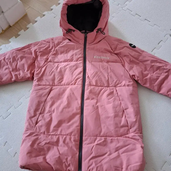 [BUNJANG] Discovery Kids Pink Padded Jacket / 아동 디스커버리 핑크색 패딩
