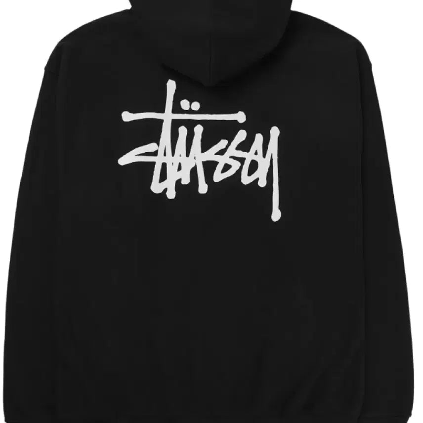 [BUNJANG] Stussy Basic Hoodie Black M / (새상품)스투시 후드티
