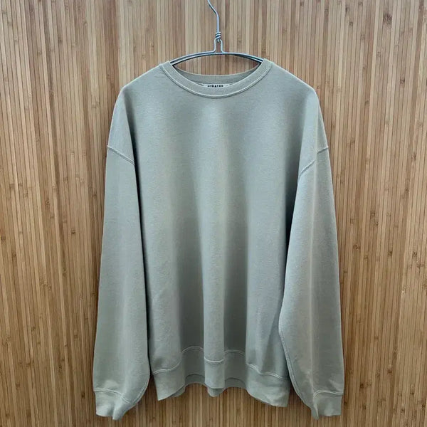 [BUNJANG] Auralee Thin Sweatshirt Beige Size 3 / 오라리 얇은맨투맨 베이지 3사이즈 판매
