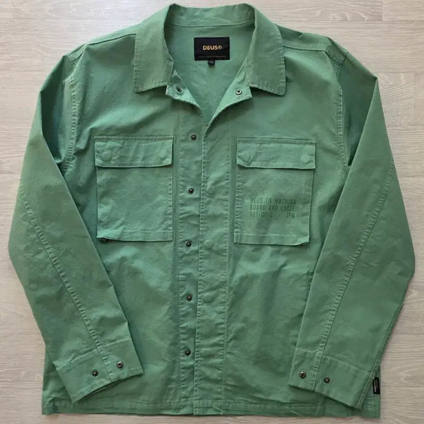 [BUNJANG] Deus Ex Machina Hunting Jacket Mint L / 데우스 엑스 마키나 헌팅자켓 (민트,L)