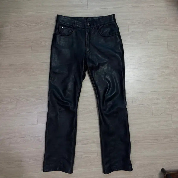 [BUNJANG] Vintage 90s Leather Pants / 90s 빈티지 레더 팬츠