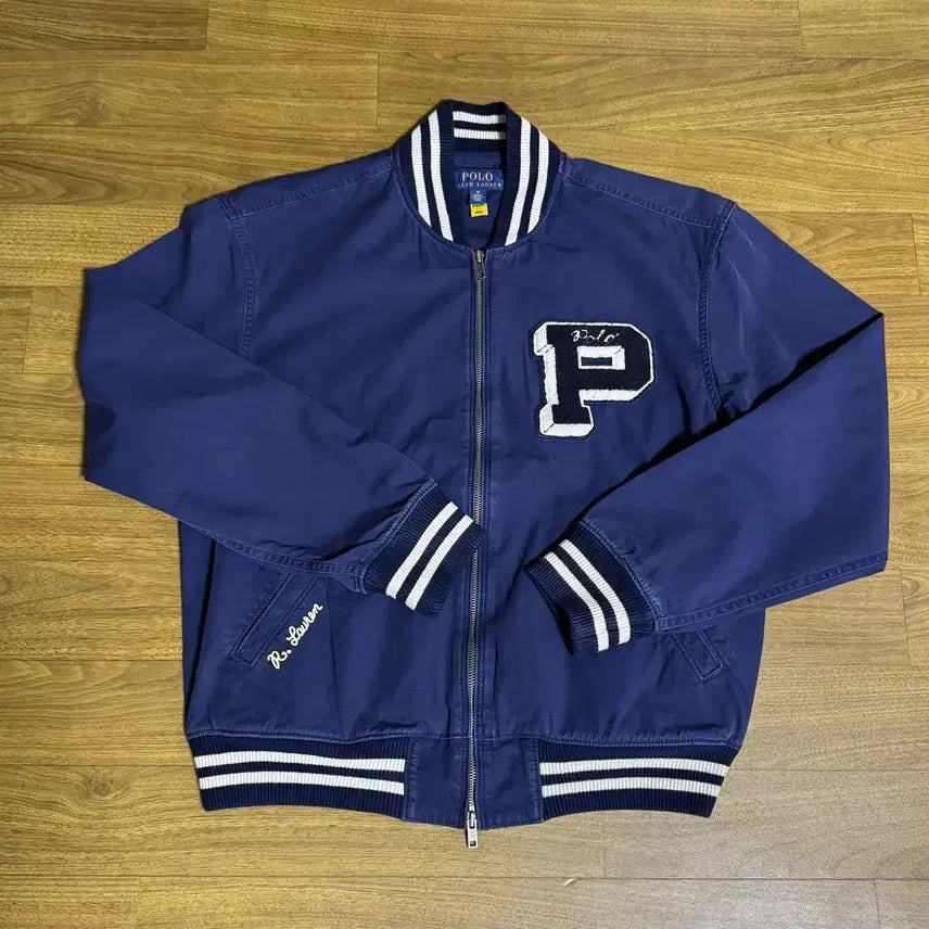 [BUNJANG] Polo Ralph Lauren Canvas Track Jacket Navy M / 폴로 캔버스 트랙 재킷 네이비 M(100) 1회실착 큐얄인증