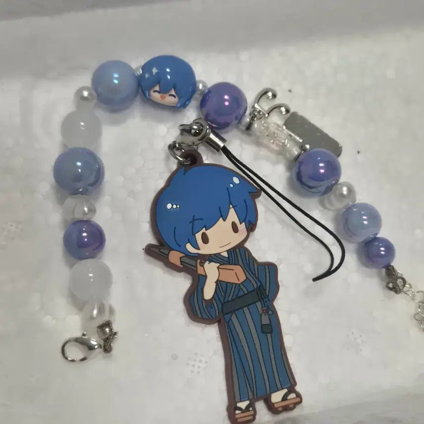 [BUNJANG] Vocaloid KAITO Bracelet Rubber Strap Bundle Set / 보컬로이드 카이토 KAITO 팔찌 러버스트랩 일괄 판매