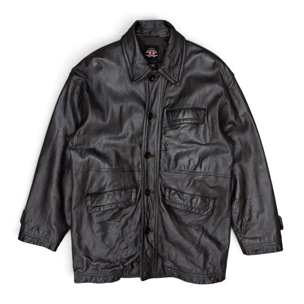 [BUNJANG] 80's Ixi:z Lambskin Car Coat / 80's Ixi:z 램스킨 카코트
