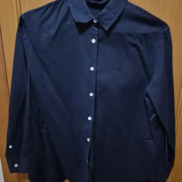 [BUNJANG] Beanpole Navy Shirt / 빈폴 네이비 셔츠