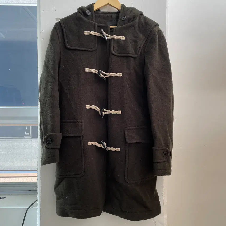 [BUNJANG] Uniqlo Brown Duffle Coat / (S) 유니클로 브라운 더플 코트