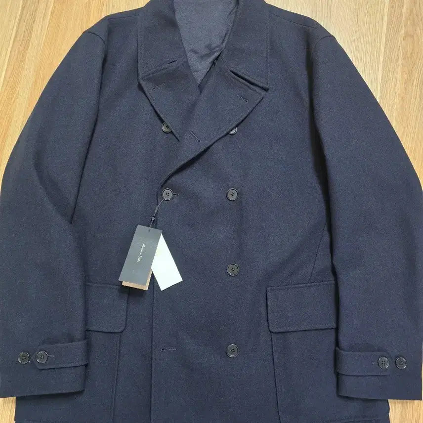 [BUNJANG] Massimo Dutti Navy Double-Breasted Winter Coat XXL / (새제품)Massimo Dutti 네이비 더블 겨울코트 XXL
