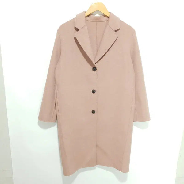 [BUNJANG] 8seconds Women's Single-Button Long Coat XS / 에잇세컨즈 여성 싱글버튼 롱 코트 80 XS_W0323