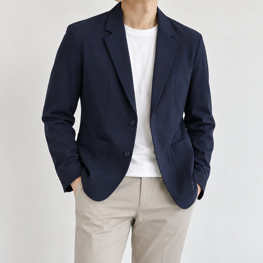 [BUNJANG] Xexymix Navy Single Jacket Men's 95 / [M]젝시믹스 네이비 싱글 자켓