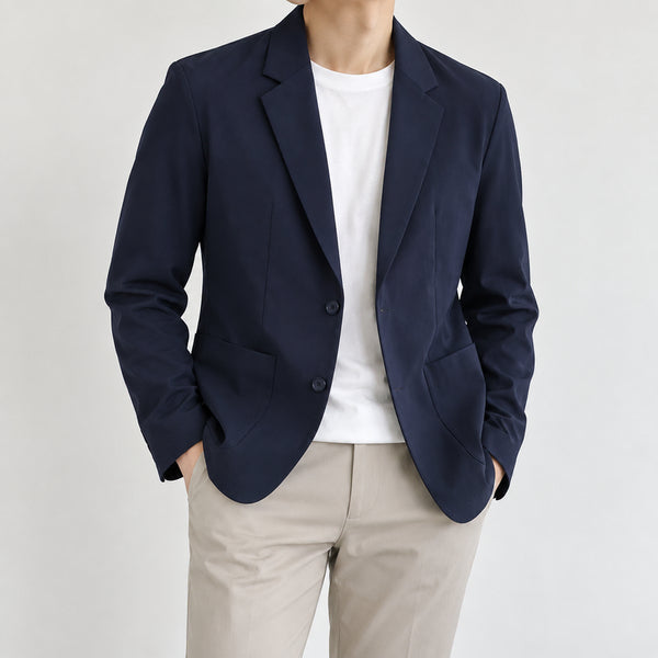 [BUNJANG] Xexymix Navy Single Jacket Men's 95 / [M]젝시믹스 네이비 싱글 자켓