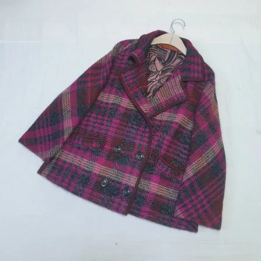 [BUNJANG] Missoni Check Wool Double-Breasted Jacket / 미쏘니 체크 울 더블 자켓