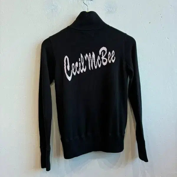 [BUNJANG] CeCi MccB Knit Zip-Up / 세실맥비 니트집업