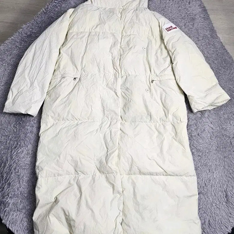 [BUNJANG] Mardi Mercredi Long Padding Ivory S / (U2)마르디 메크로그라디 롱 패딩 아이보리 S 무료배송