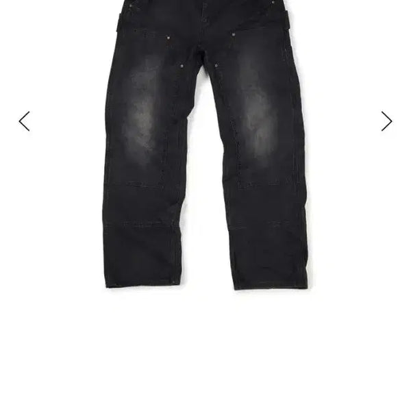 [BUNJANG] ETCE Double Knee Carpenter Pants Black L / etce 더블니 카펜터 팬츠 블랙 L