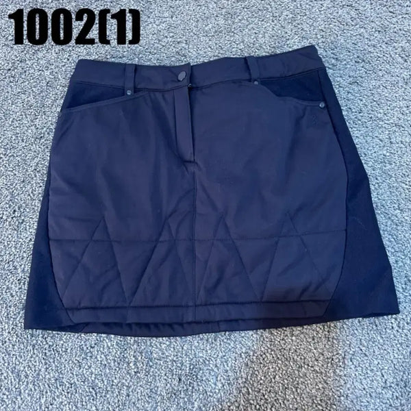 [BUNJANG] Beanpole Quilted Golf Skirt Navy / 빈폴 퀼팅 골프 스커트 네이비