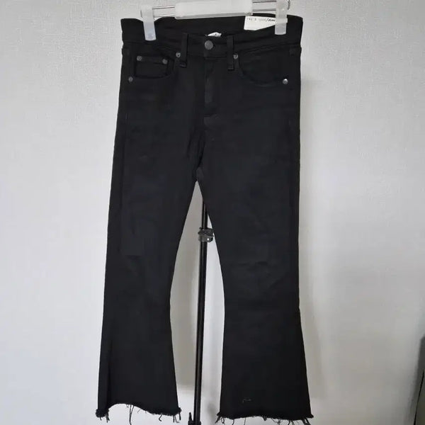 [BUNJANG] Rag & Bone 26" Black Denim Pants / 랙앤본 26 스판 블랙진 데님 팬츠 W-바지-555